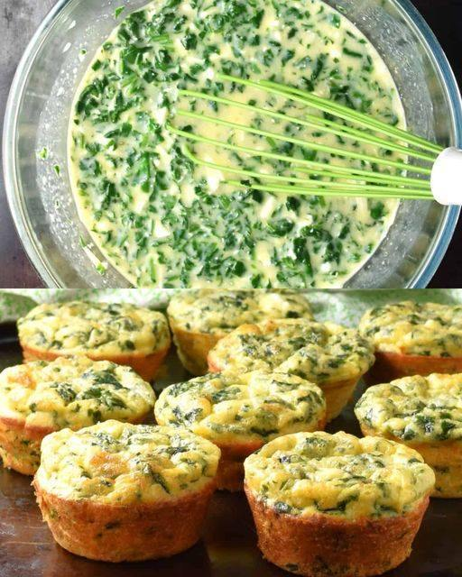 Muffins de espinacas y queso Q3WNUhj