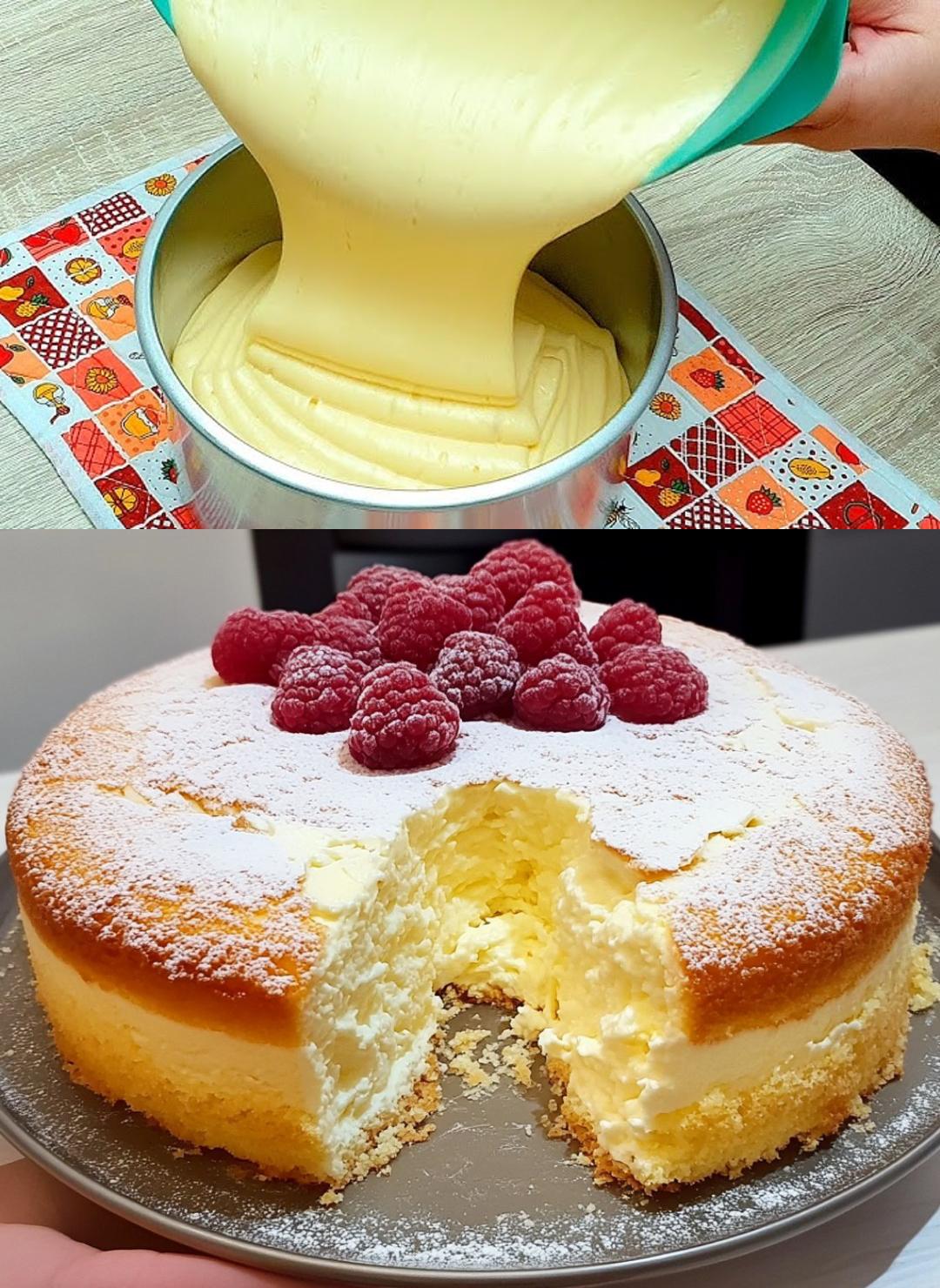 Pastel de quark, listo para el horno en 5 minutos QOWT5CM