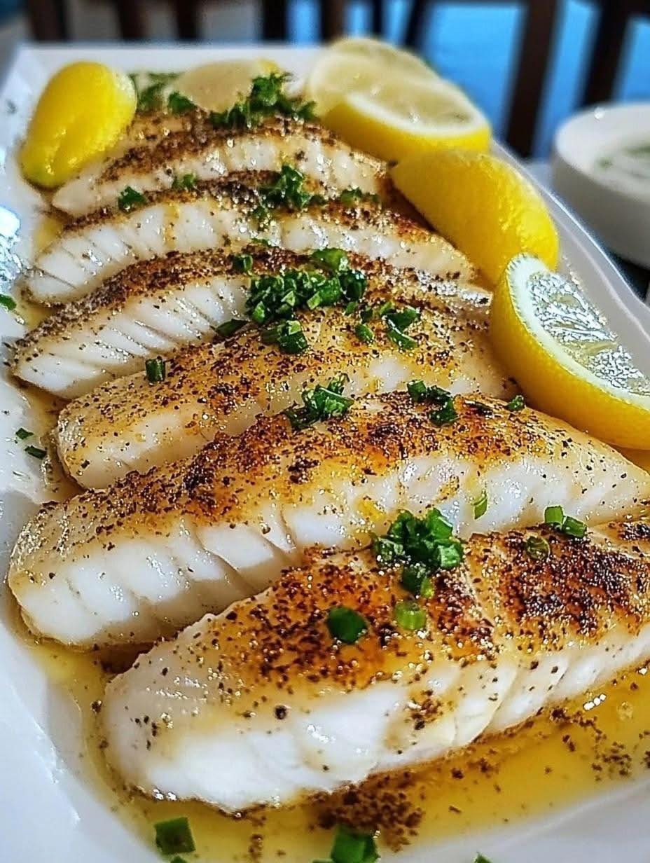 Filete de Pescado con Mantequilla de Limón 123456 abcd