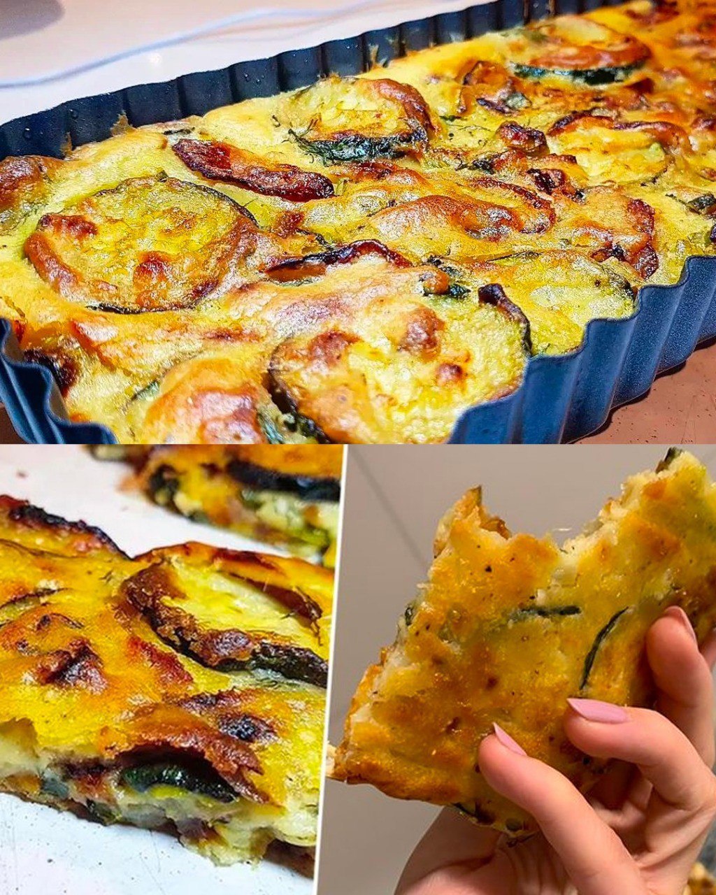 Uso solo 3 zucchine e 3 uova: è ormai la cena preferita di tutti a casa mia. Pronta in pochi minuti, gustosa e super leggera! 528151170_1938901546859903_7640218872985168157_n
