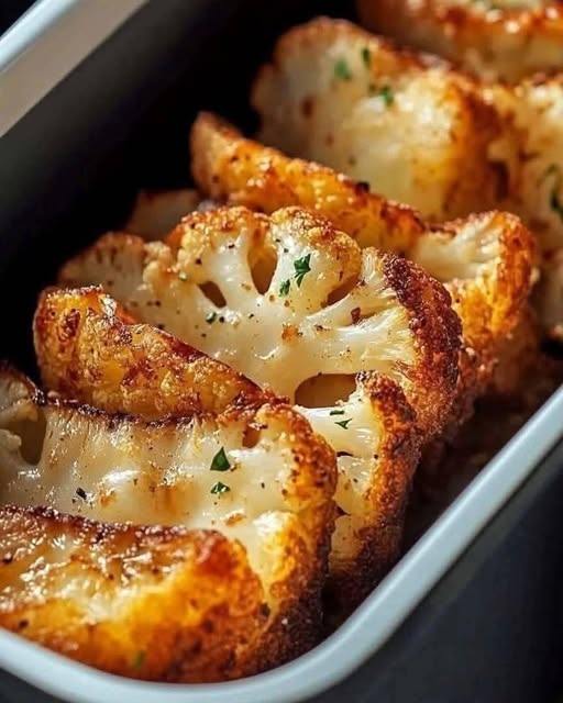 Le chou-fleur cuit au four a meilleur goût que la viande : recette de chou-fleur rôti croustillant 556709938_1396250695617576_8812400841655673652_n