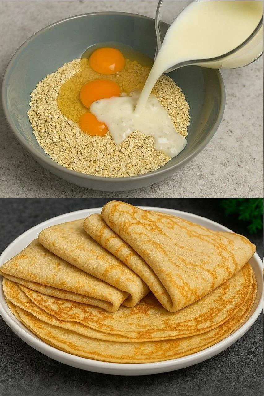 Panquecas Saudáveis de Aveia em 5 Minutos – Sem Açúcar e Sem Farinha nB4hzeu