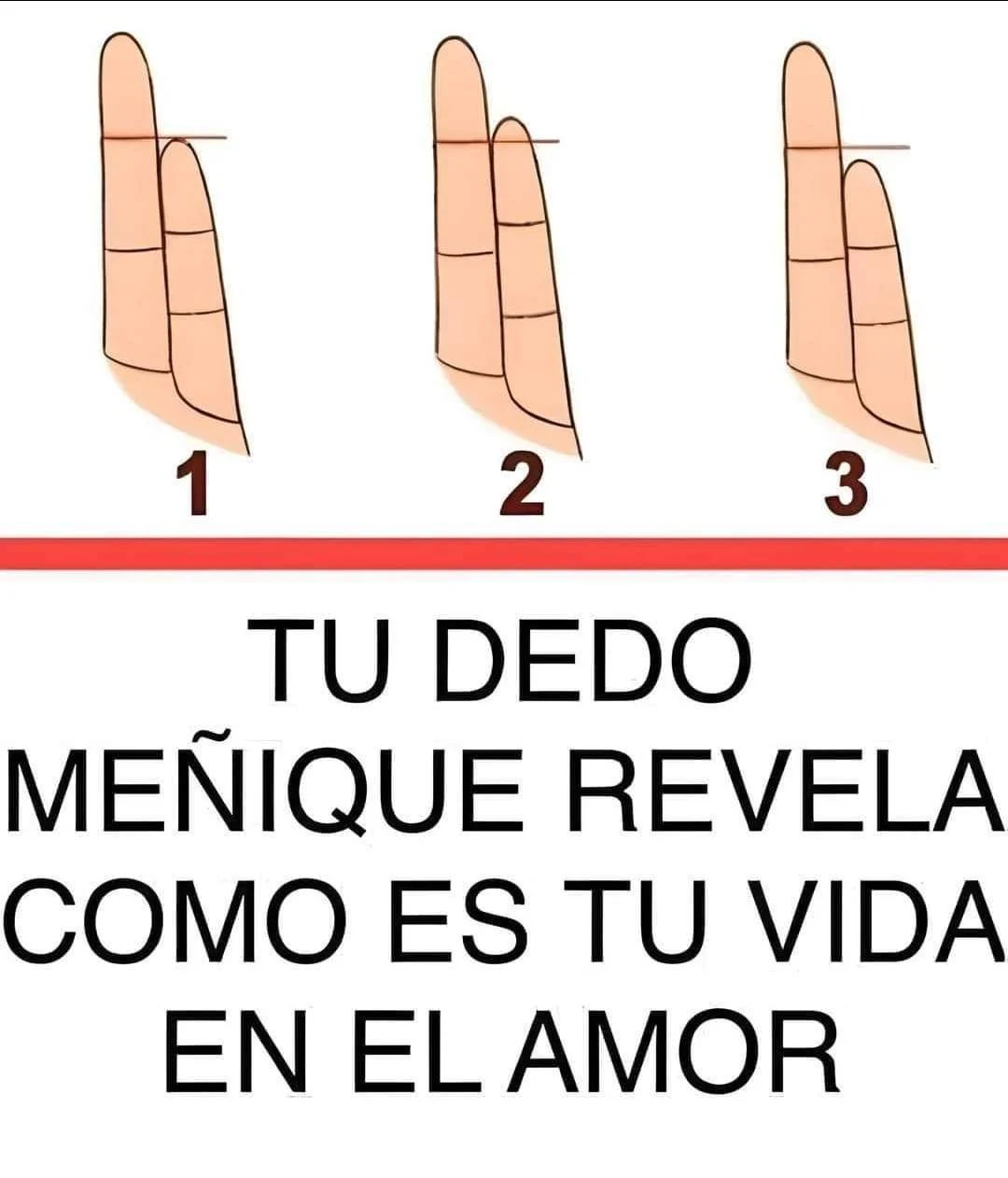 ¿Cómo es tu dedo meñique? Descubre que piensas del Amor GHeuldu