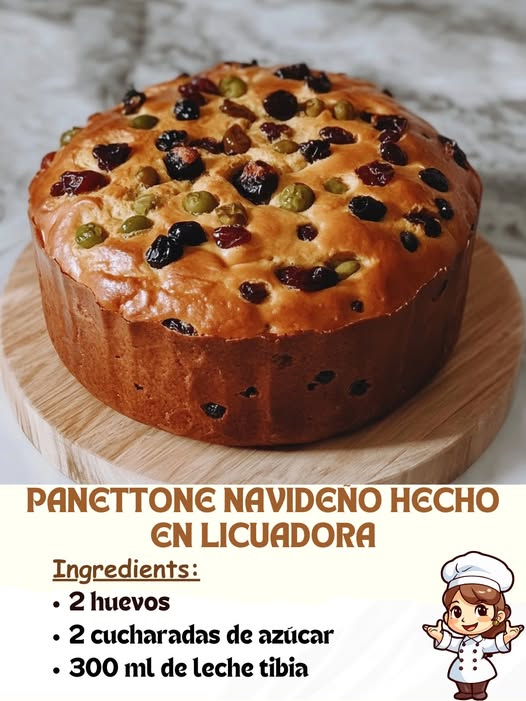 Panettone Navideño Hecho en Licuadora ZNEZ2rv