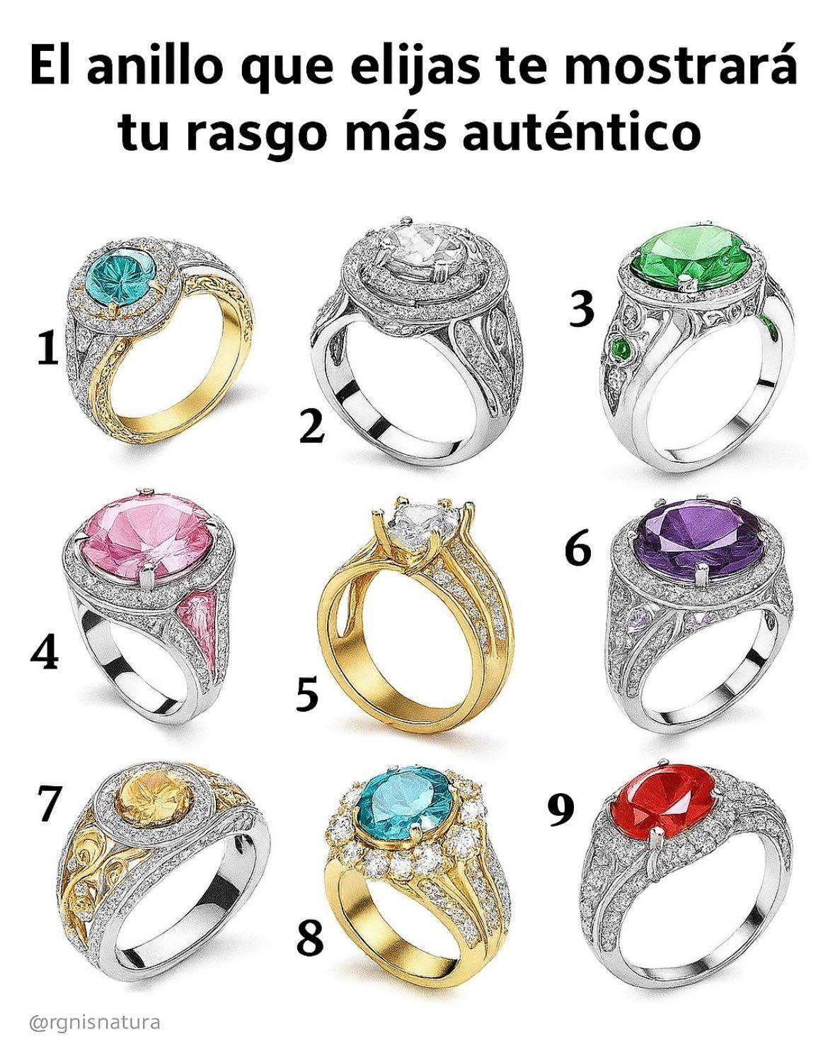El anillo que elijas revelará las profundidades ocultas de tu personalidad gxnxGfj