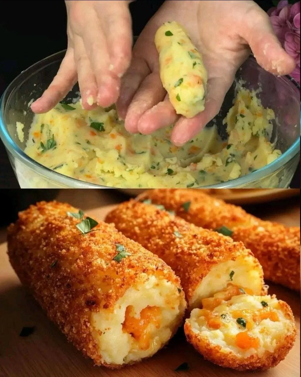 Palitos de puré de patatas con queso: Un clásico de la comida reconfortante lWTgGZk
