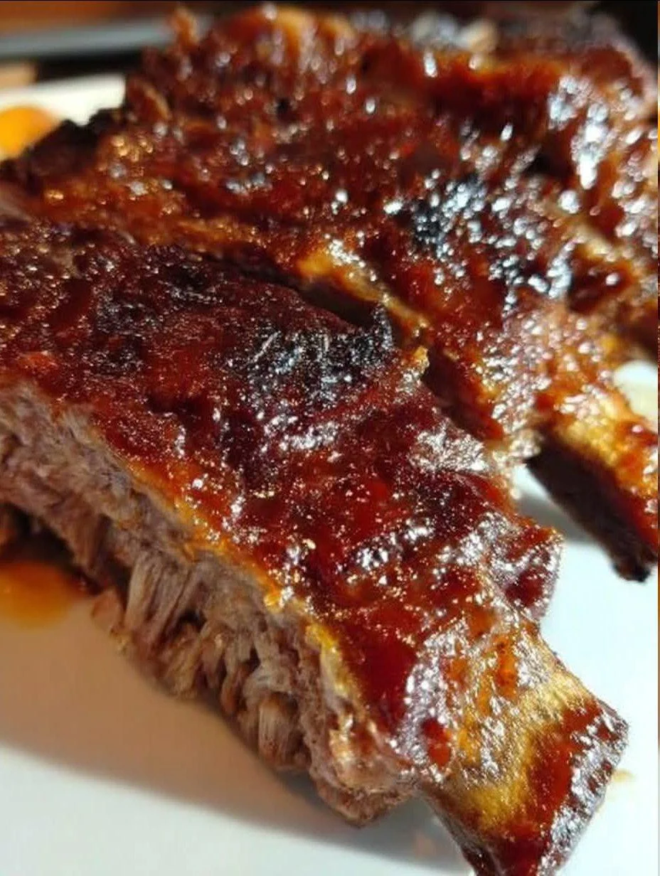 Costillas a la barbacoa en olla de cocción lenta: un sabor que se desprende del hueso con raíces sureñas rbhXYOt