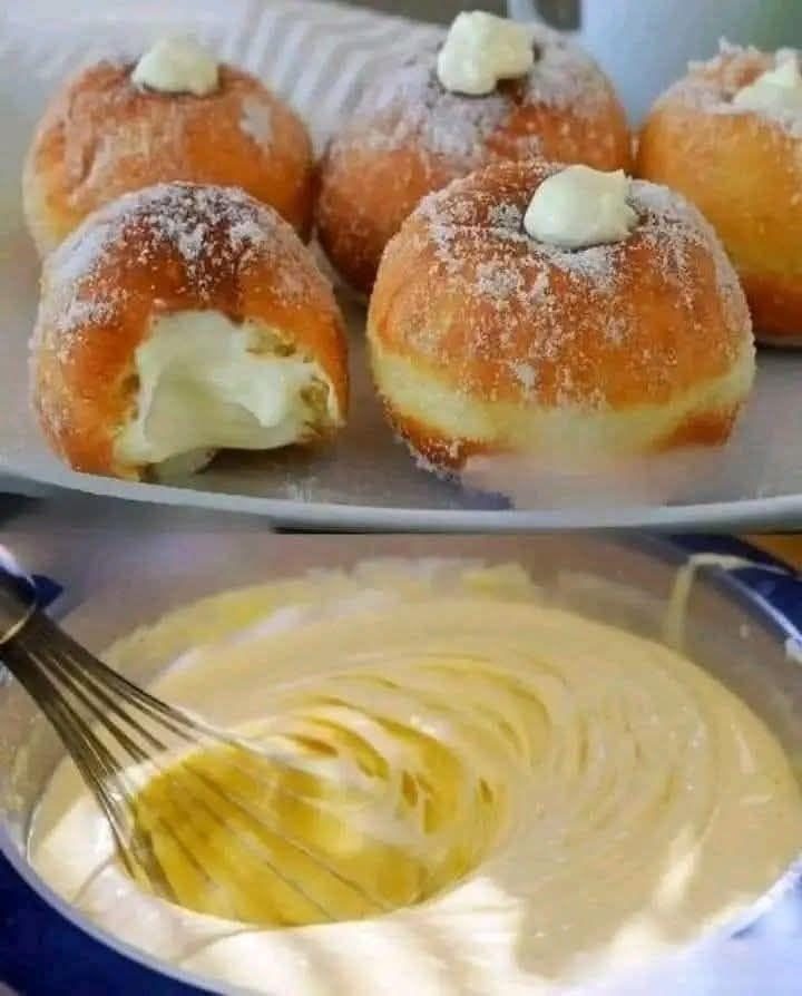 Beignets Maison Fourrés à la Crème – La Recette Parfaite, Moelleuse et Gonflée Beignets Maison Fourrés à la Crème – La Recette Parfaite, Moelleuse et Gonflée