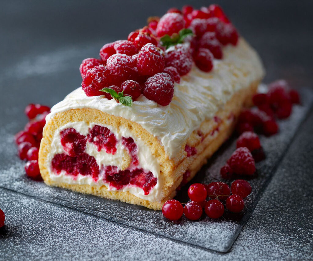 Bûche Mascarpone-Framboise Sans Cuisson : Un Dessert Festif et Ultra Facile ! Bûche Mascarpone-Framboise Sans Cuisson Un Dessert Festif et Ultra Facile !