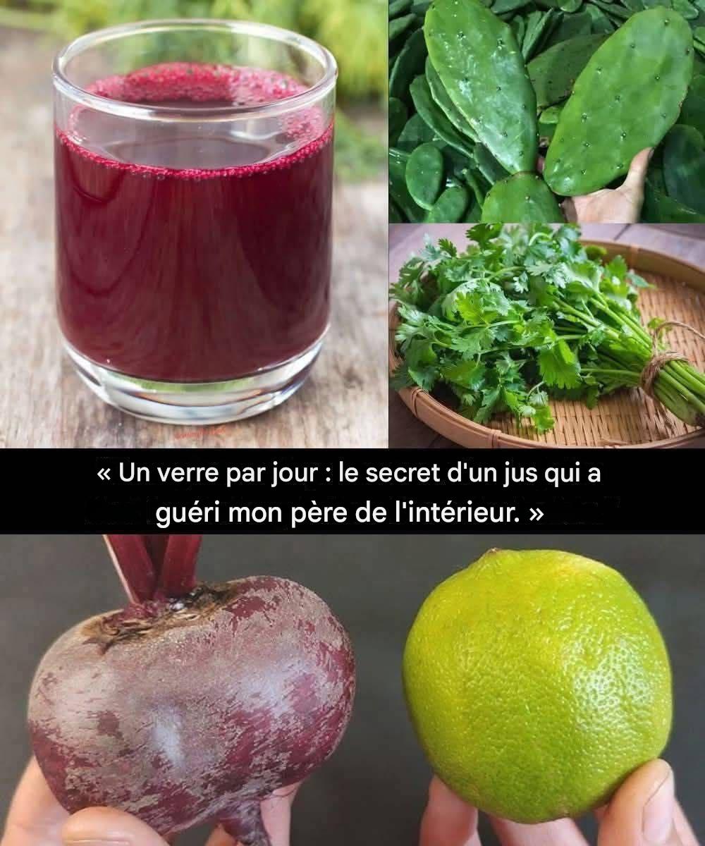 Ce jus miracle a transformé la vie de mon père en un seul verre. Ce jus miracle a transformé la vie de mon père en un seul verre.