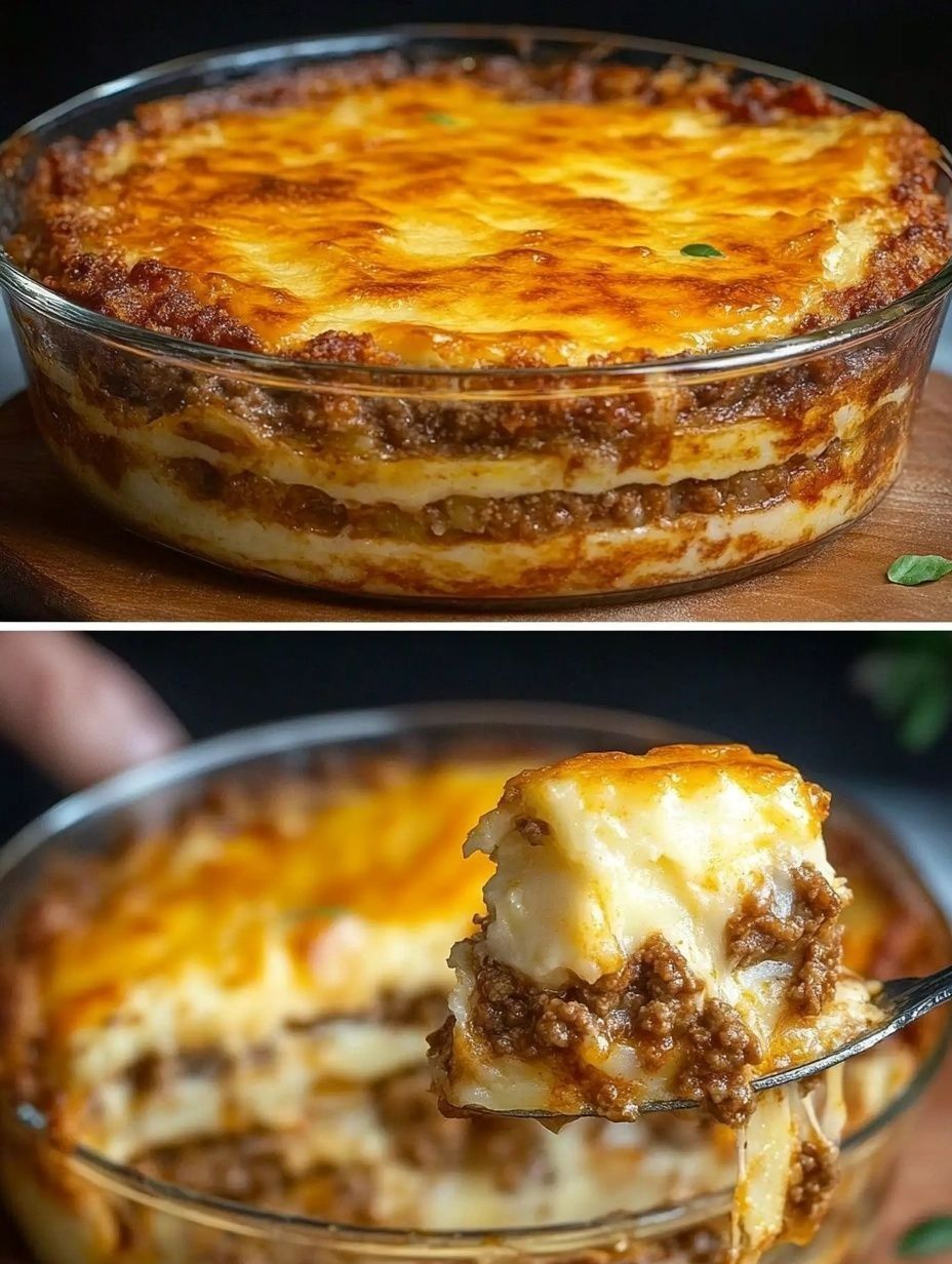 Cheesy Spaghetti Casserole Cheesy Spaghetti Casserole