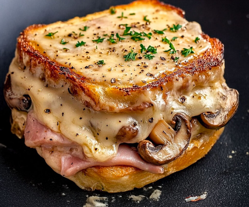 Croque-Monsieur Gourmand aux Champignons : une version ultra fondante et croustillante Croque-Monsieur Gourmand aux Champignons une version ultra fondante et croustillante