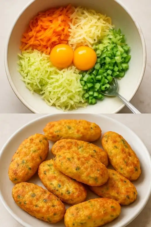 Croquetas Saludables de Verduras Sin Freír Croquetas Saludables de Verduras Sin Freír