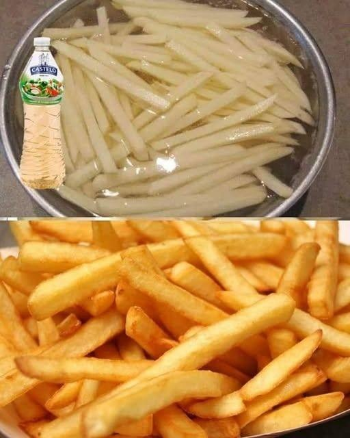 El Truco Secreto para unas Patatas Fritas Crujientes y Deliciosas ¡Vinagre y Maicena! El Truco Secreto para unas Patatas Fritas Crujientes y Deliciosas ¡Vinagre y Maicena!