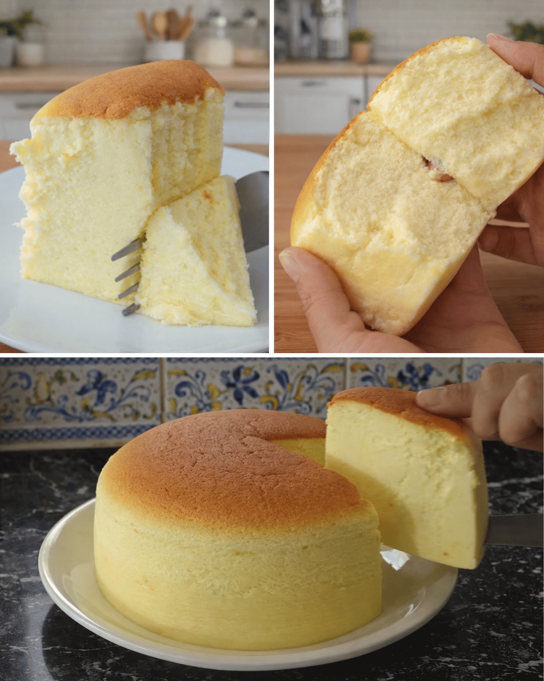 Gâteau Japonais au Fromage – Léger comme un Nuage Gâteau Japonais au Fromage – Léger comme un Nuage