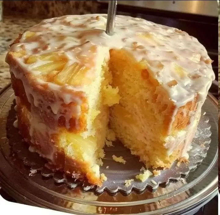 Increíble Pastel de Jugo de Piña Increíble Pastel de Jugo de Piña