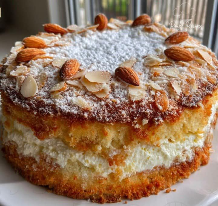 Tarta de almendras y mascarpone Tarta de almendras y mascarpone