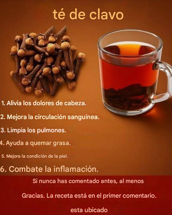 Té de clavo Té de clavo