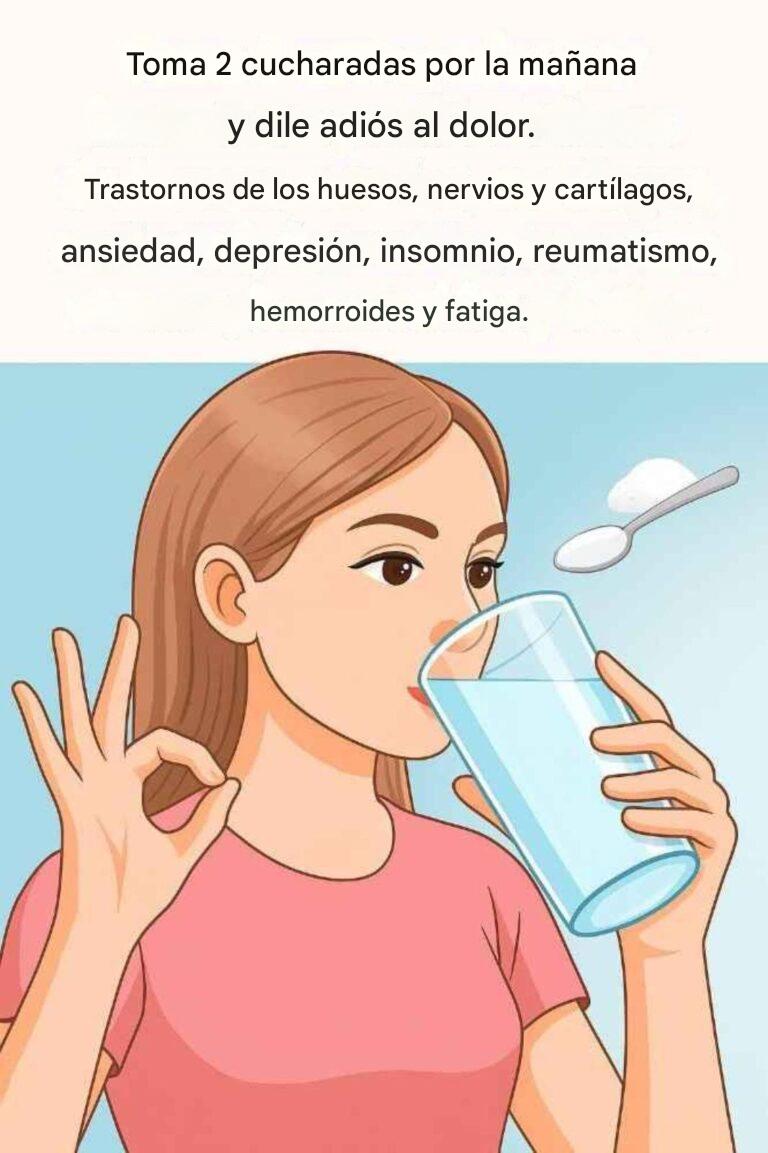 ¡Solo 2 cucharadas por la mañana y dile adiós al dolor! ¡Solo 2 cucharadas por la mañana y dile adiós al dolor!