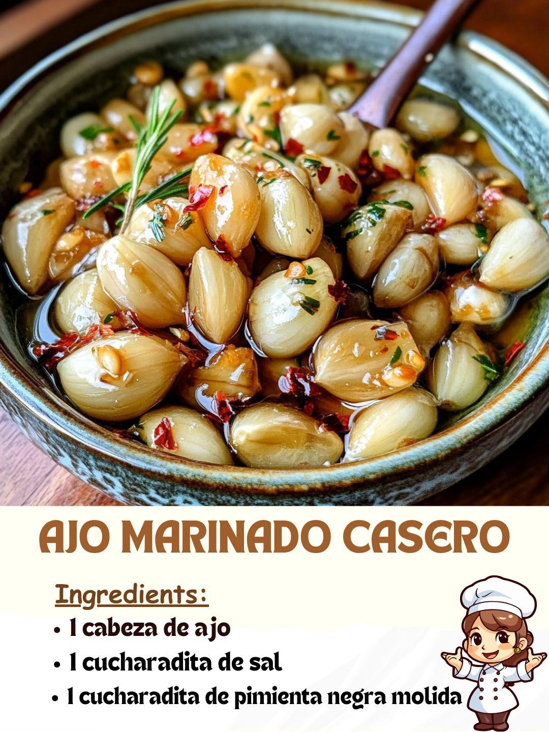 Ajo Marinado Casero Ajo Marinado Casero