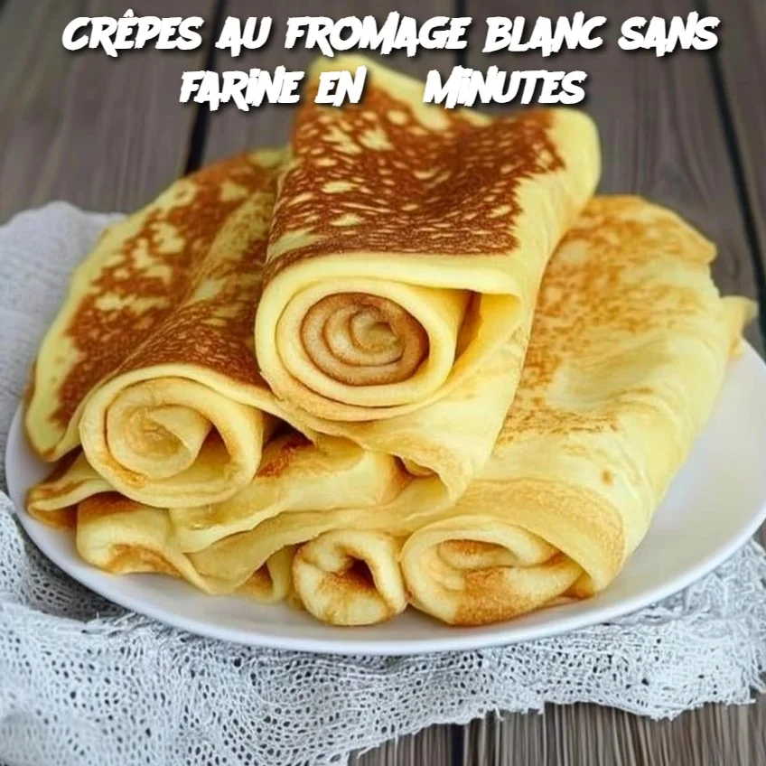 CrĂŞpes au fromage blanc sans farine en 3 minutes CrĂŞpes au fromage blanc sans farine en 3 minutes
