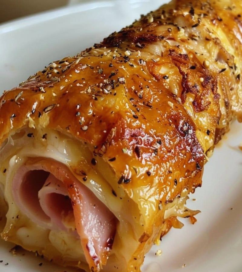 Enrollado de Pollo con Jamón y Queso Enrollado de Pollo con Jamón y Queso