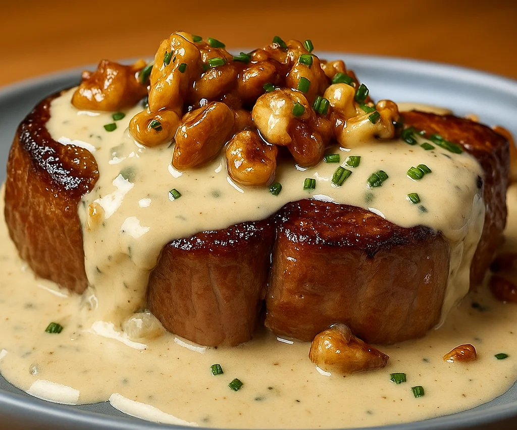 Filet Mignon Sauce Roquefort Blanche – Crémeux