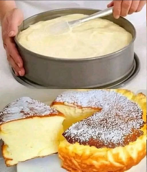 Receta de Pastel de Nube de Yogur Receta de Pastel de Nube de Yogur