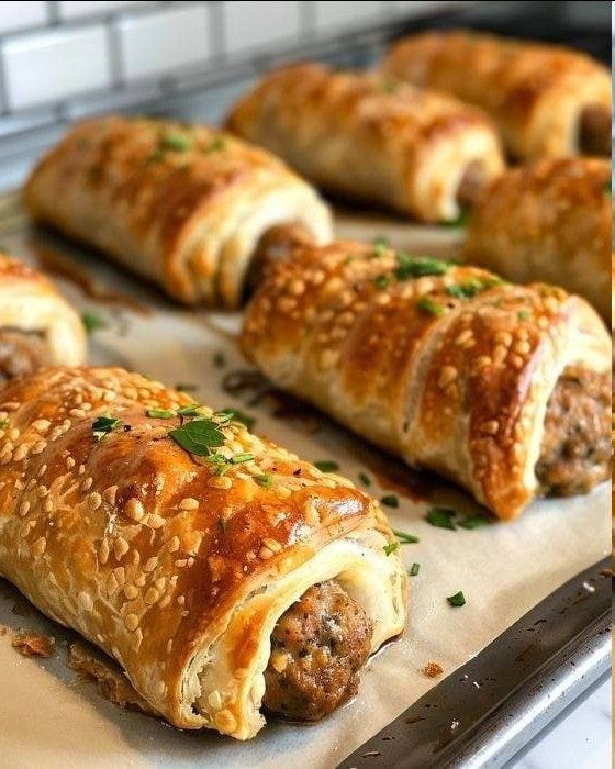 Rollitos Clásicos de Salchicha en Hojaldre El Plato Casero que Siempre Triunfa