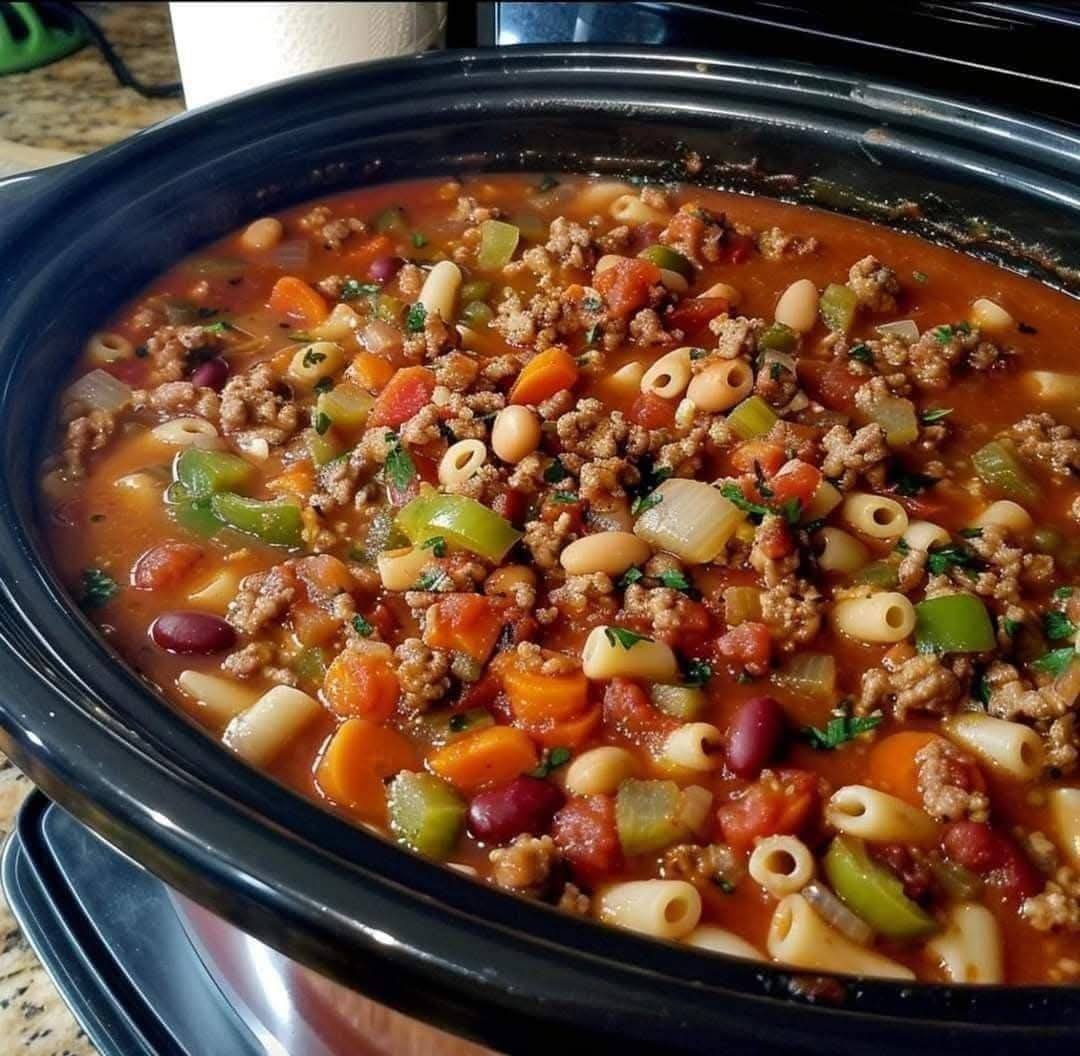 Soupe de pâtes Haricots