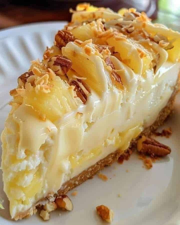 Tarta de Piña con Queso Crema