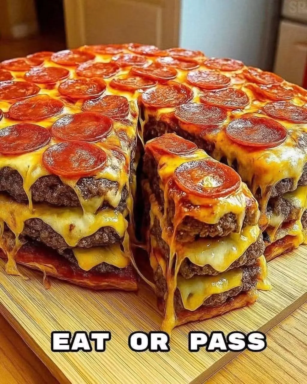 Ultimate Double Cheeseburger Pizza Stack Ultimate Double Cheeseburger Pizza Stack