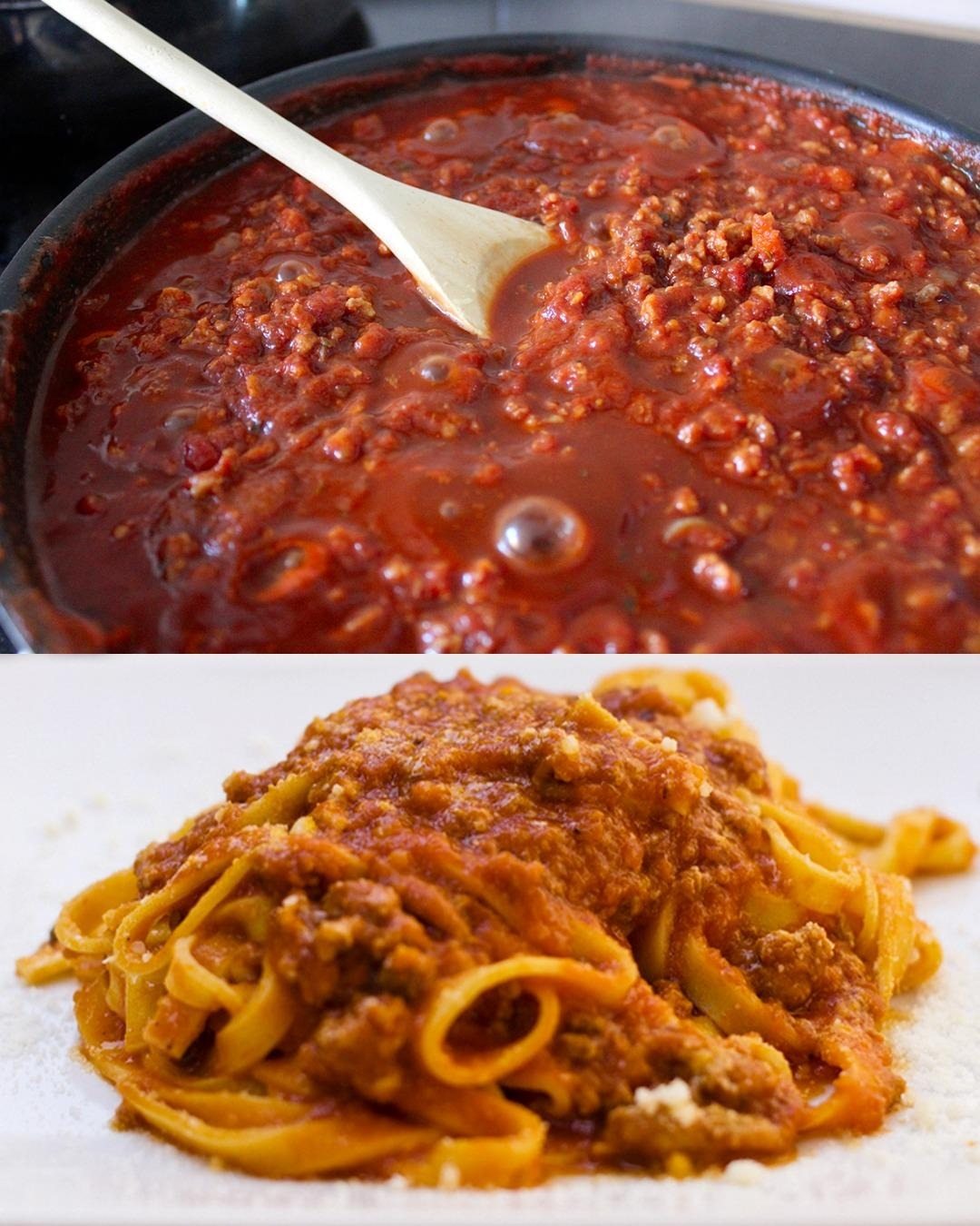 Ragù alla bolognese di mia nonna: la ricetta tradizionale con un ingrediente segreto 649758689_897442969587649_1754484153206306496_n