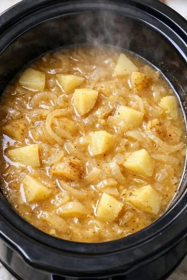 Slow Cooker Onion and Potato Stew 670872800_942287221878528_6167157425273498213_n