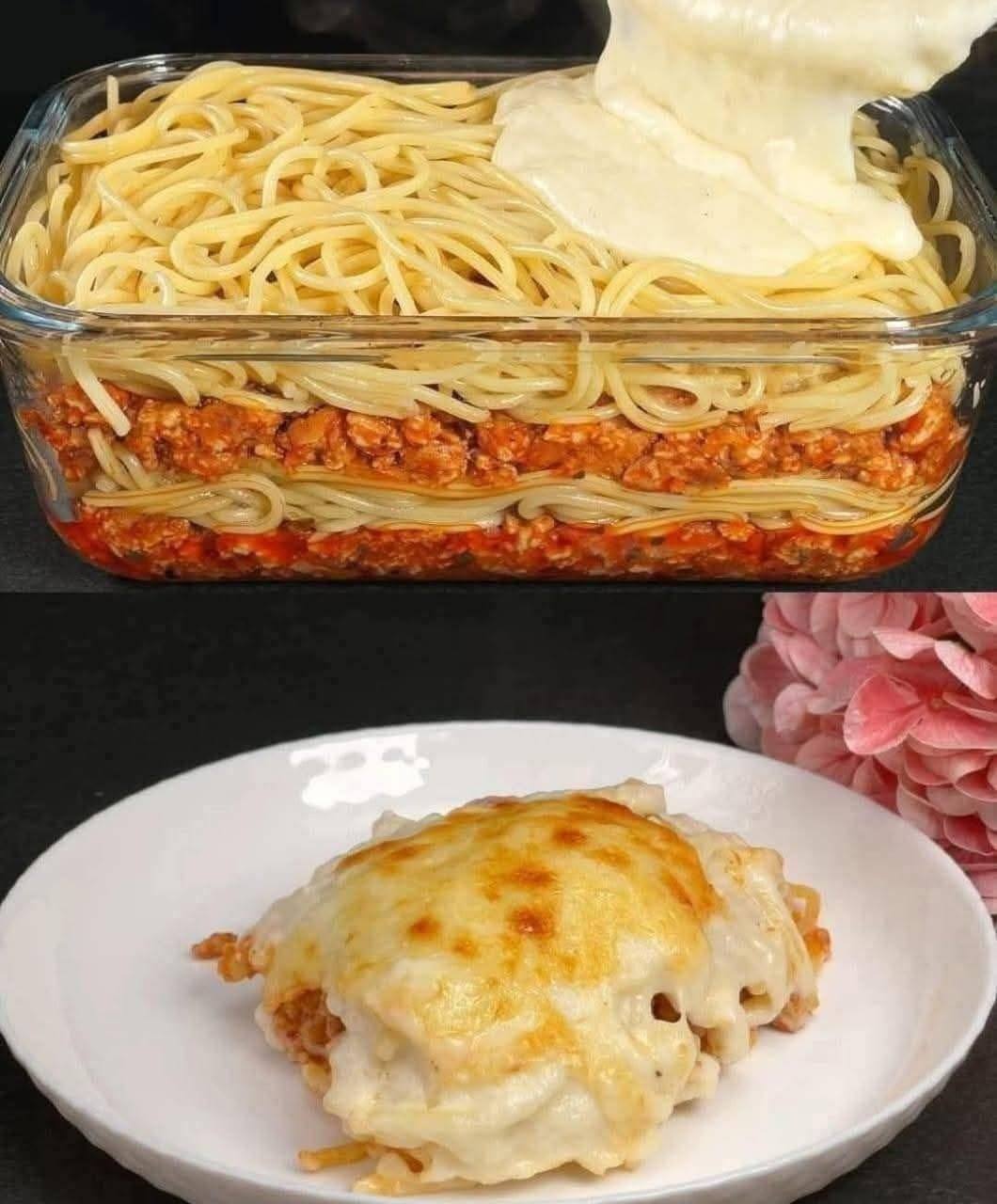 Un ami d’Italie m’a montré cette recette. Le meilleur dîner que j’aie jamais mangé. 701696771_1530509788735773_2763200239749874327_n